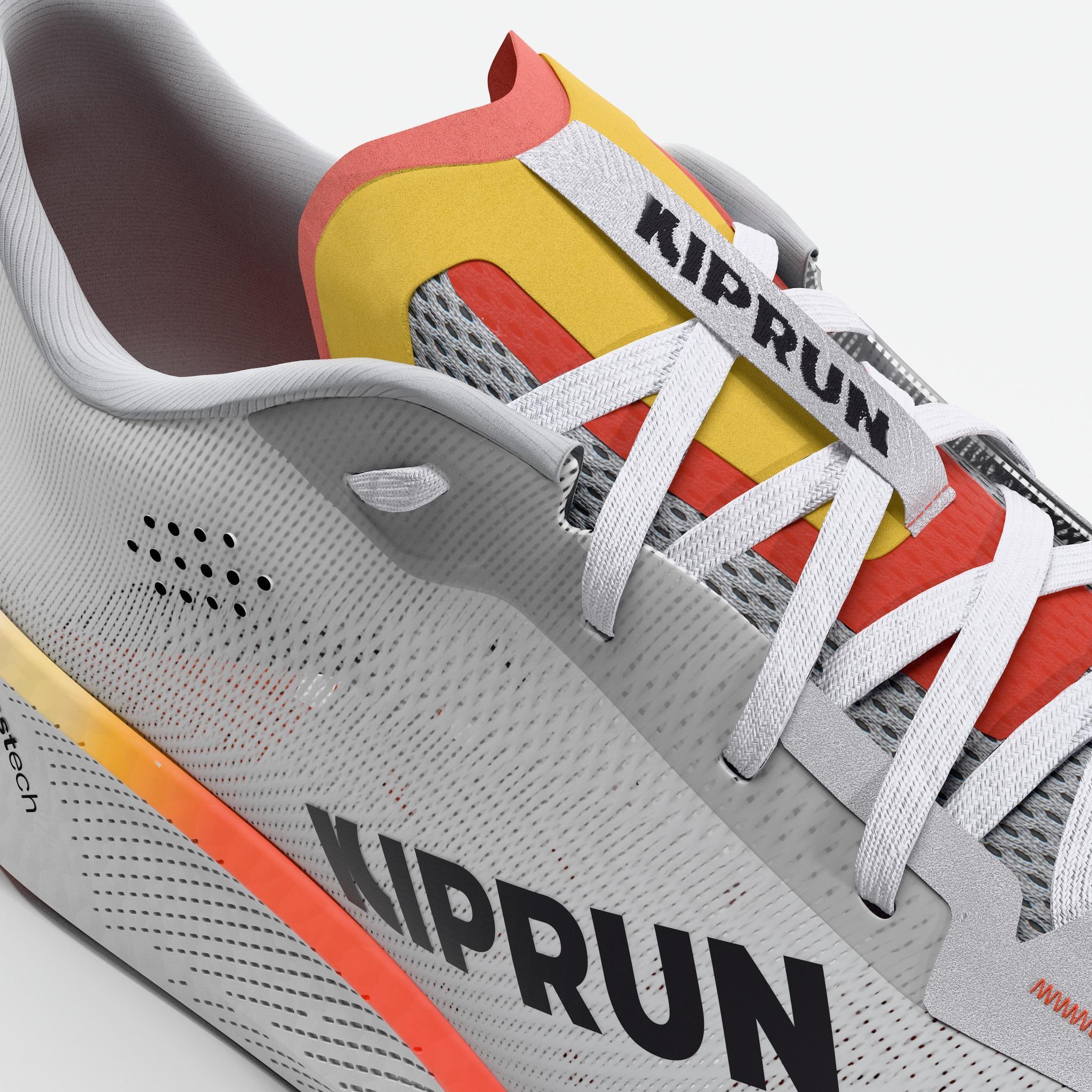 کفش دویدن مردانه Decathlon Kiprun Kipride – طوسی سفید نارنجی کفش دویدن مردانه Decathlon Kiprun Kipride – طوسی سفید نارنجی - تصویر 6