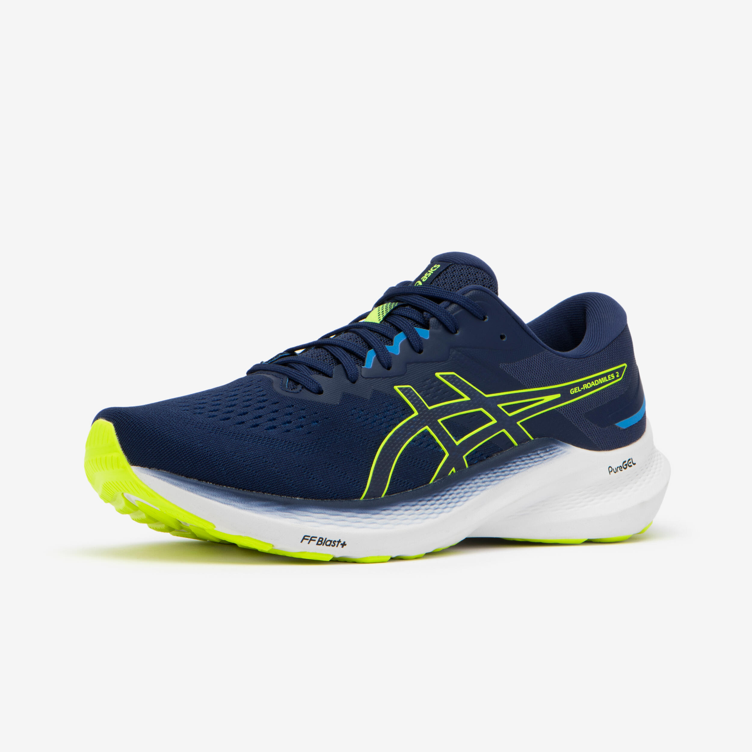 کفش دویدن مردانه Decathlon Asics Gel Roadmiles 2 – آبی کفش دویدن مردانه Decathlon Asics Gel Roadmiles 2 – آبی - تصویر 3