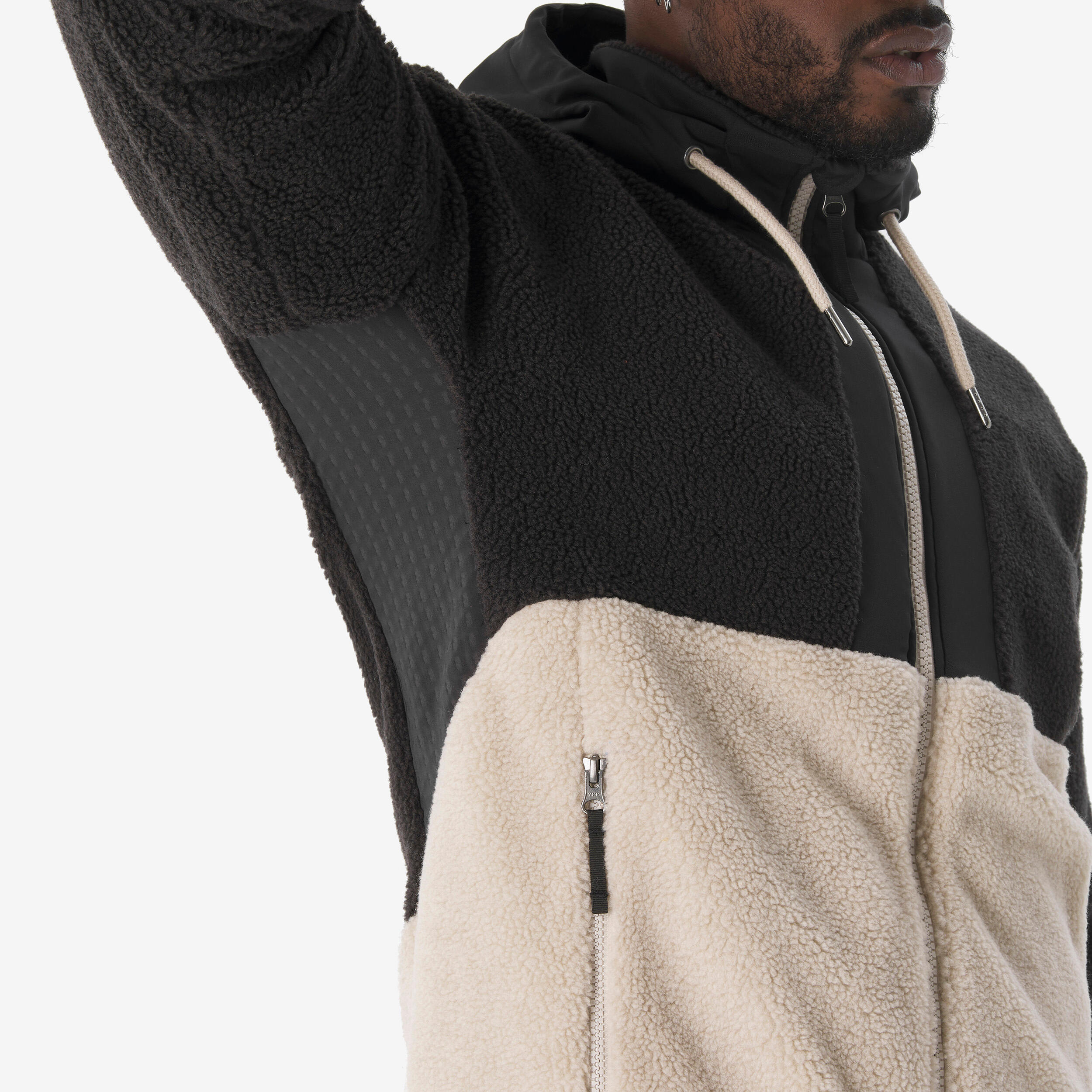 کاپشن و سویشرت کوهنوردی مردانه Decathlon SH900 – بژ کاپشن و سویشرت کوهنوردی مردانه Decathlon SH900 – بژ - تصویر 6