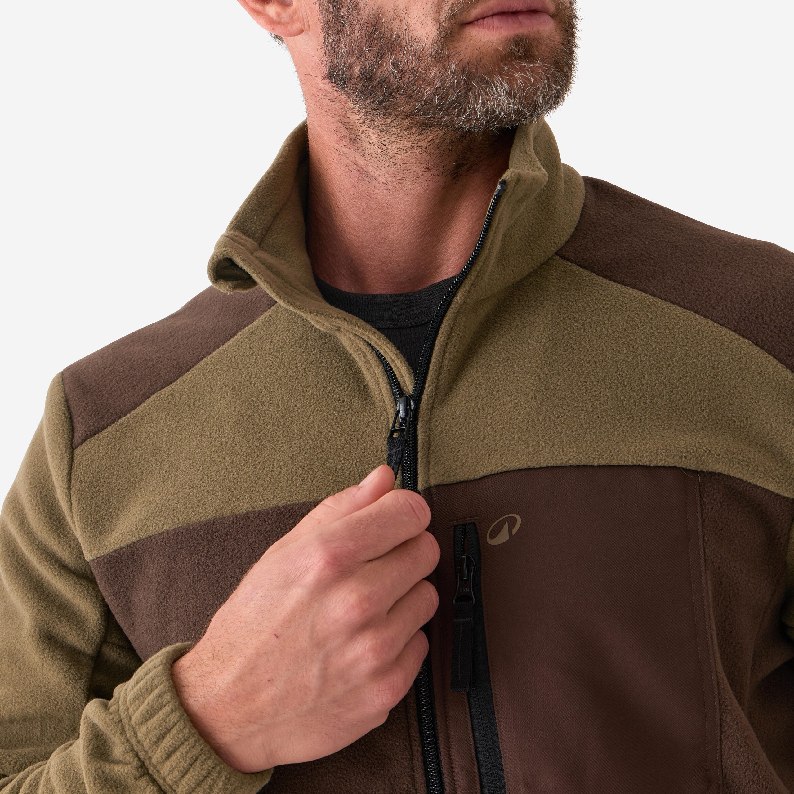 پلار شکار و طبیعتگردی مردانه Decathlon 500 – قهوهای پلار شکار و طبیعتگردی مردانه Decathlon 500 – قهوهای - تصویر 6