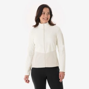 پلار زنانه طبیعت‌گردی Decathlon MH500 – سفید/بژ