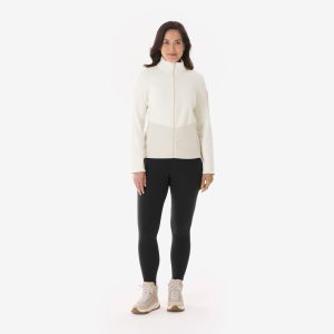 پلار زنانه طبیعت‌گردی Decathlon MH500 – سفید/بژ