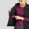 جلیقه پلار کوهنوردی زنانه Decathlon MH100 – مشکی - تصویر 3