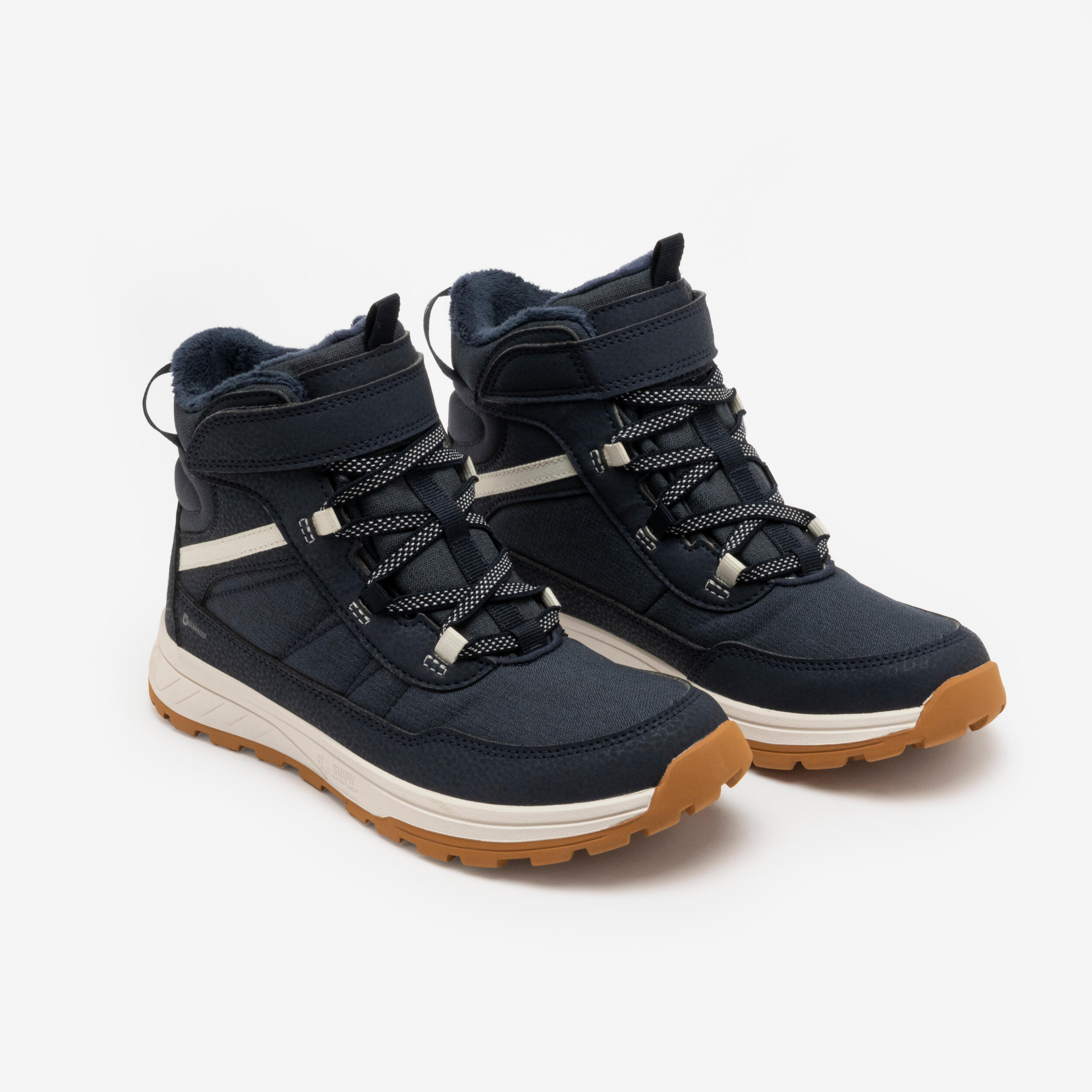 بوت برفی چسبی بچگانه Decathlon NH500 – آبی خاکستری بوت برفی چسبی بچگانه Decathlon NH500 – آبی خاکستری - تصویر 2