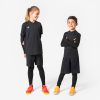 لایه زیرین گرم ورزشی بچگانه Decathlon Keepdry – مشکی خاکستری