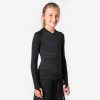 لایه زیرین گرم ورزشی بچگانه Decathlon Keepdry – مشکی خاکستری - تصویر 5
