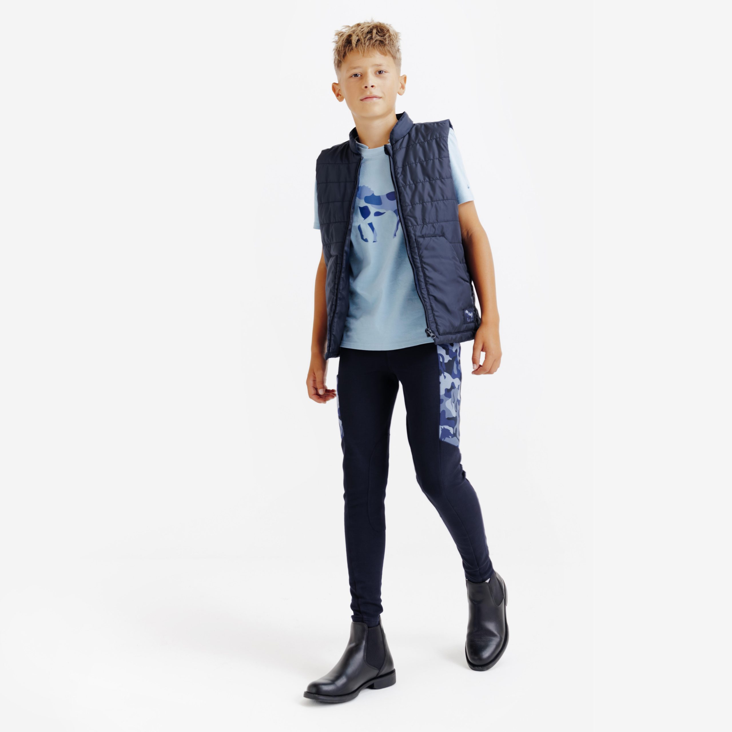 جلیقه سوارکاری بچگانه Decathlon Magic – آبی جلیقه سوارکاری بچگانه Decathlon Magic – آبی - تصویر 2