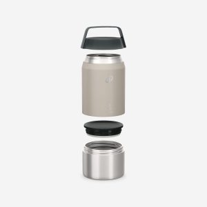 ظرف غذای کمپینگ دوجداره Decathlon 900 – بژ