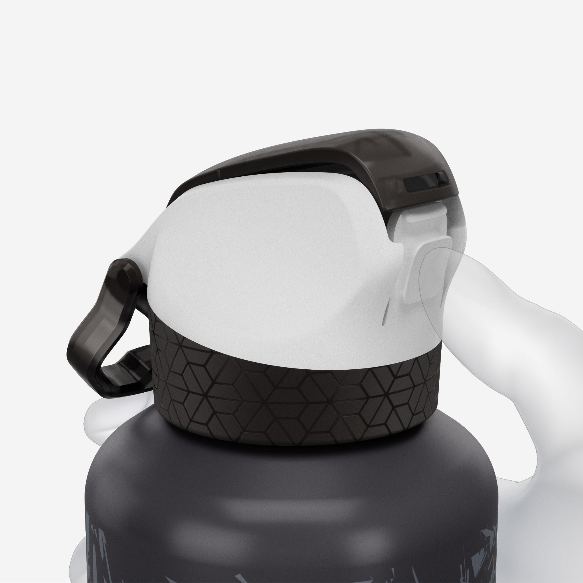 قمقمه ورزشی بچگانه Decathlon 500 – طوسی قمقمه ورزشی بچگانه Decathlon 500 – طوسی - تصویر 3
