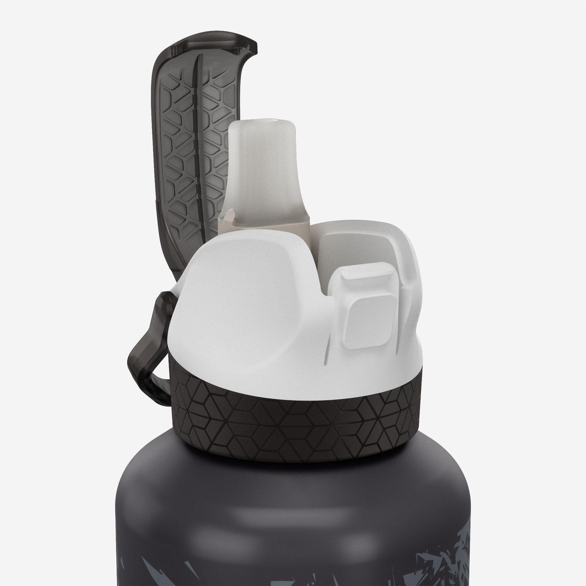 قمقمه ورزشی بچگانه Decathlon 500 – طوسی قمقمه ورزشی بچگانه Decathlon 500 – طوسی - تصویر 4