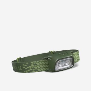 چراغ پیشانی شارژی Decathlon HL100 – صورتی سبز