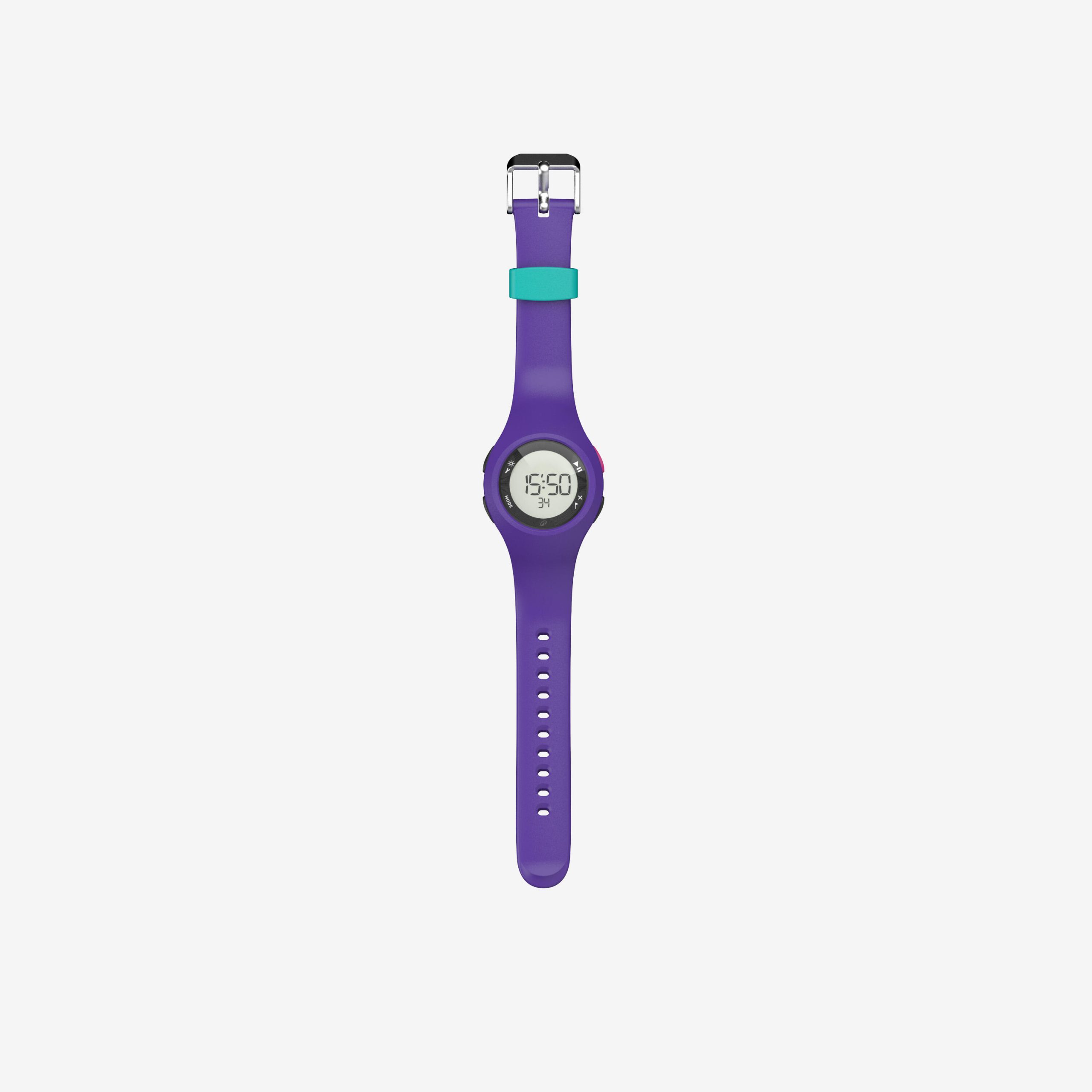 ساعت ورزشی و کرونومتر Decathlon W200 S – بنفش ساعت ورزشی و کرونومتر Decathlon W200 S – بنفش - تصویر 2