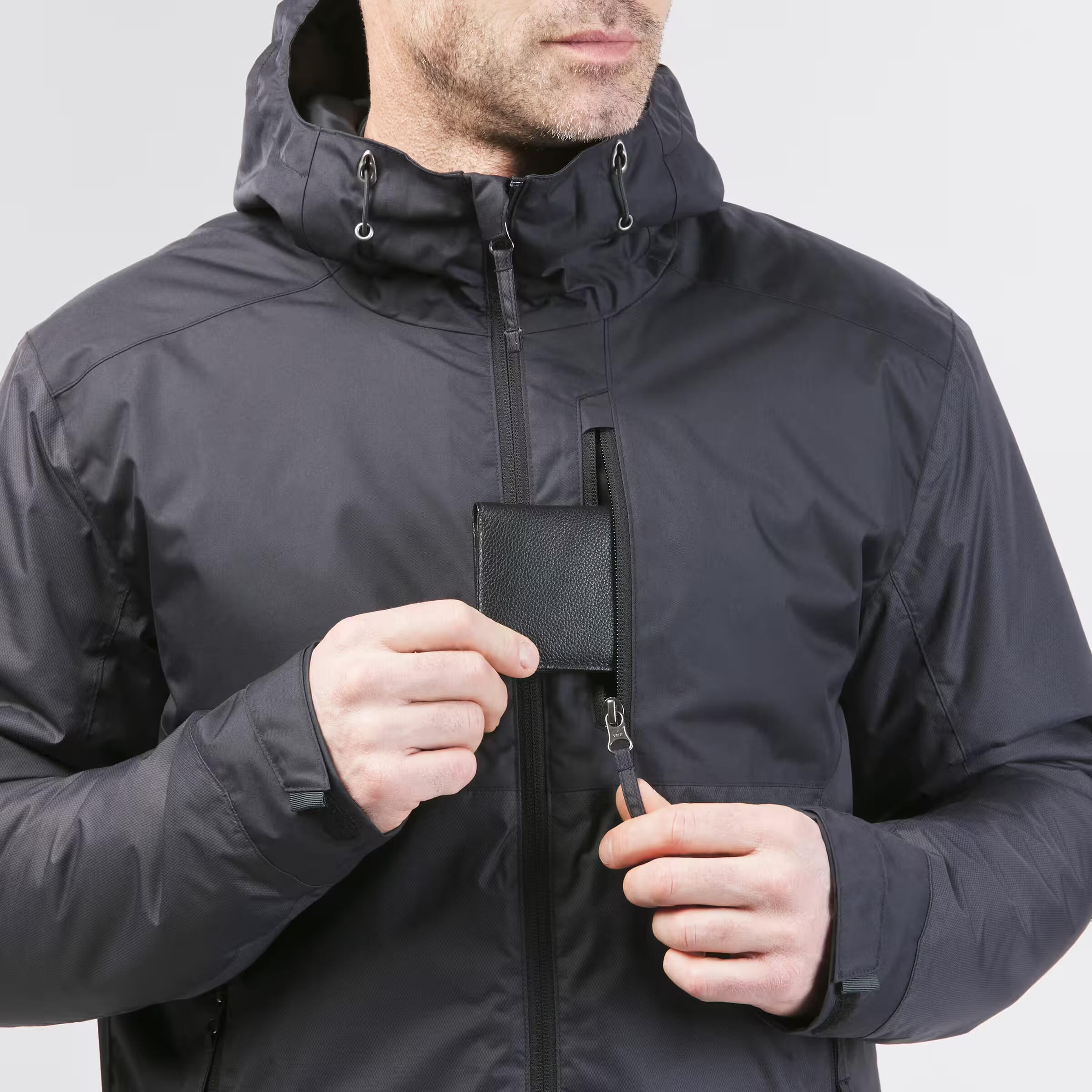 کاپشن و سویشرت کوهنوردی مردانه Decathlon NH500 – مشکی کاپشن و سویشرت کوهنوردی مردانه Decathlon NH500 – مشکی - تصویر 5