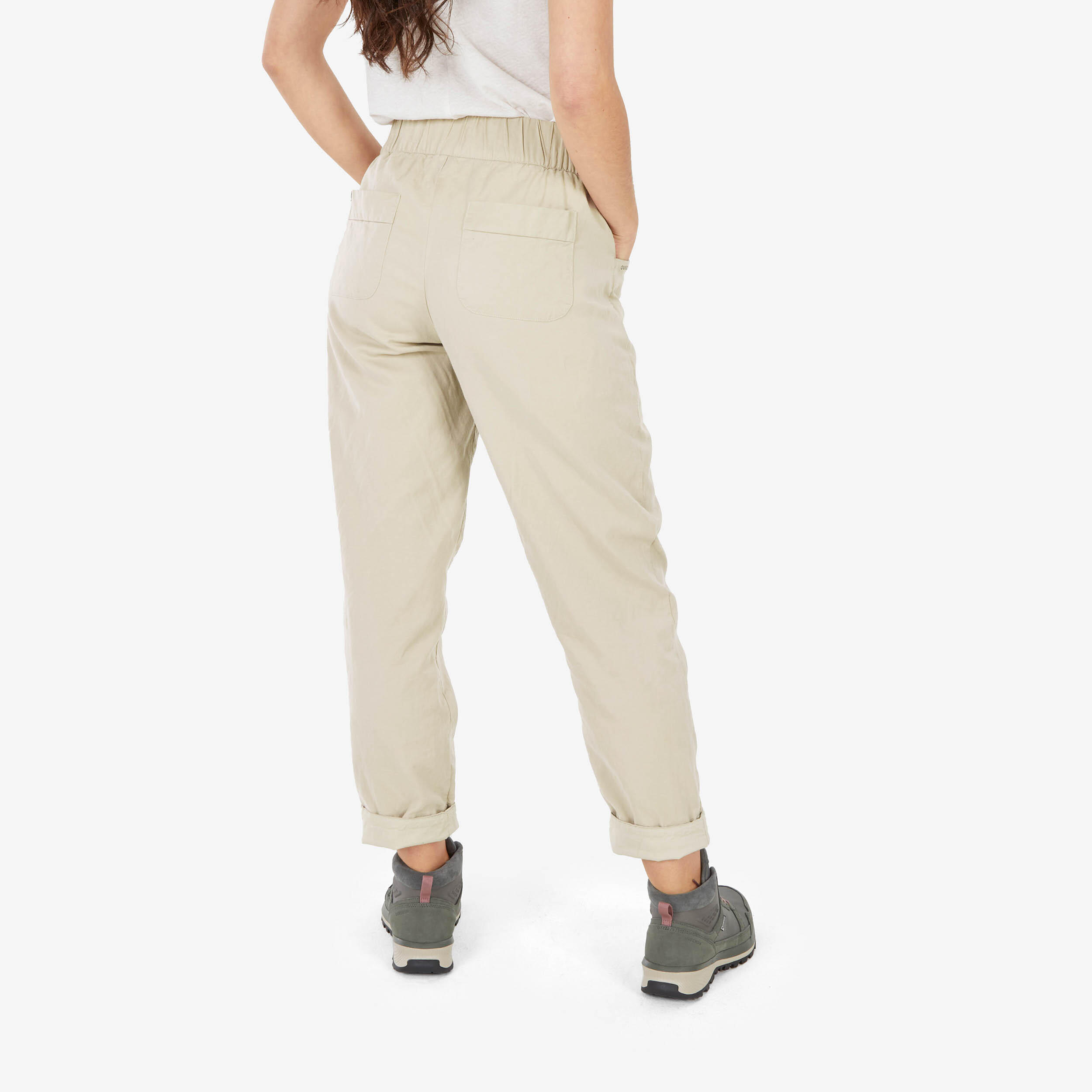 شلوار کمپ و کوه نوردی زنانه Decathlon NH500 – بژ شلوار کمپ و کوه نوردی زنانه Decathlon NH500 – بژ - تصویر 5