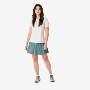 دامن شلوارکی زنانه کمپینگ Decathlon MH500 – سبز