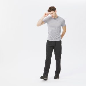 تیشرت کوهنوردی مردانه Decathlon MH100 – خاکستری