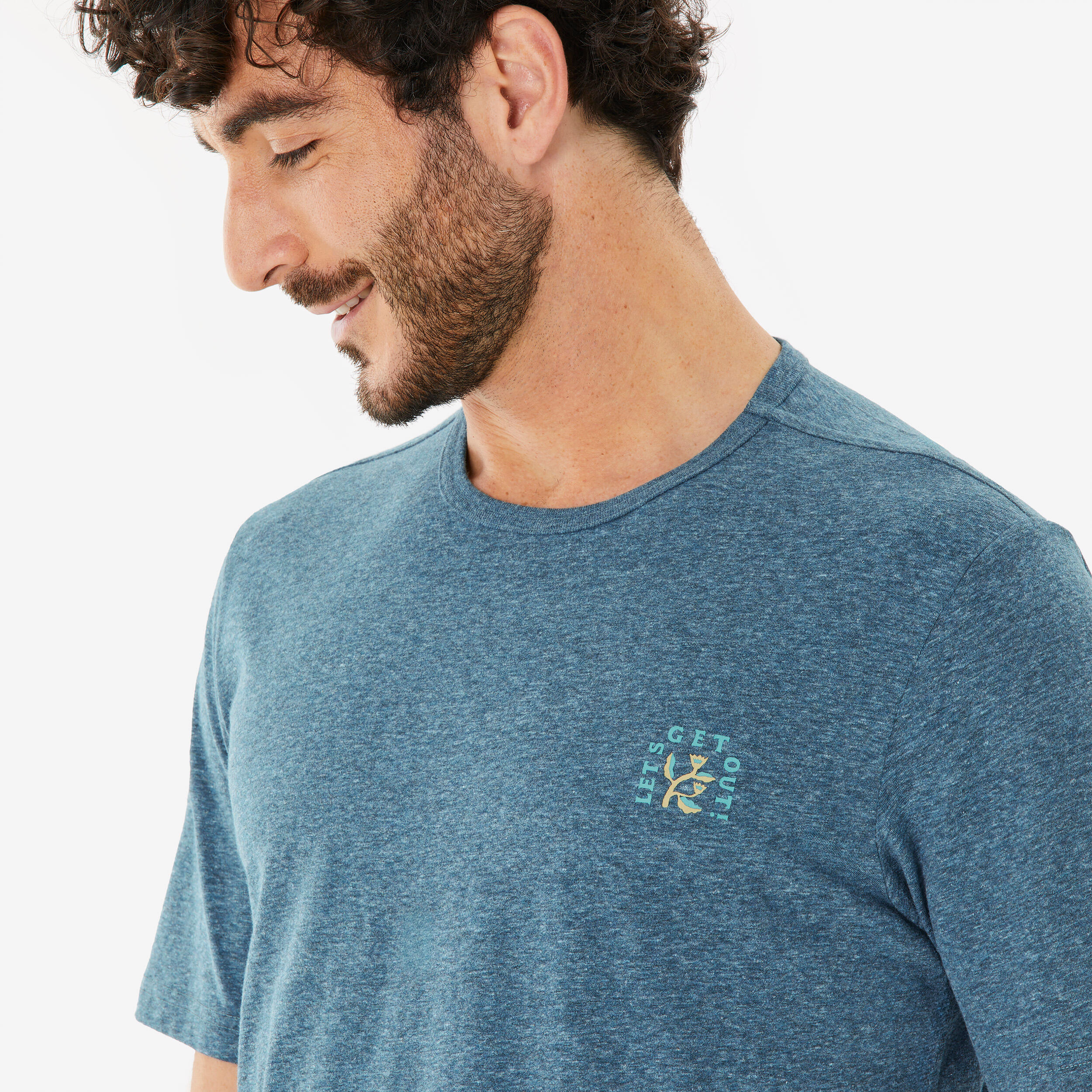 تیشرت آستین کوتاه مردانه طبیعتگردی Decathlon NH100 – سبز تیشرت آستین کوتاه مردانه طبیعتگردی Decathlon NH100 – سبز - تصویر 5