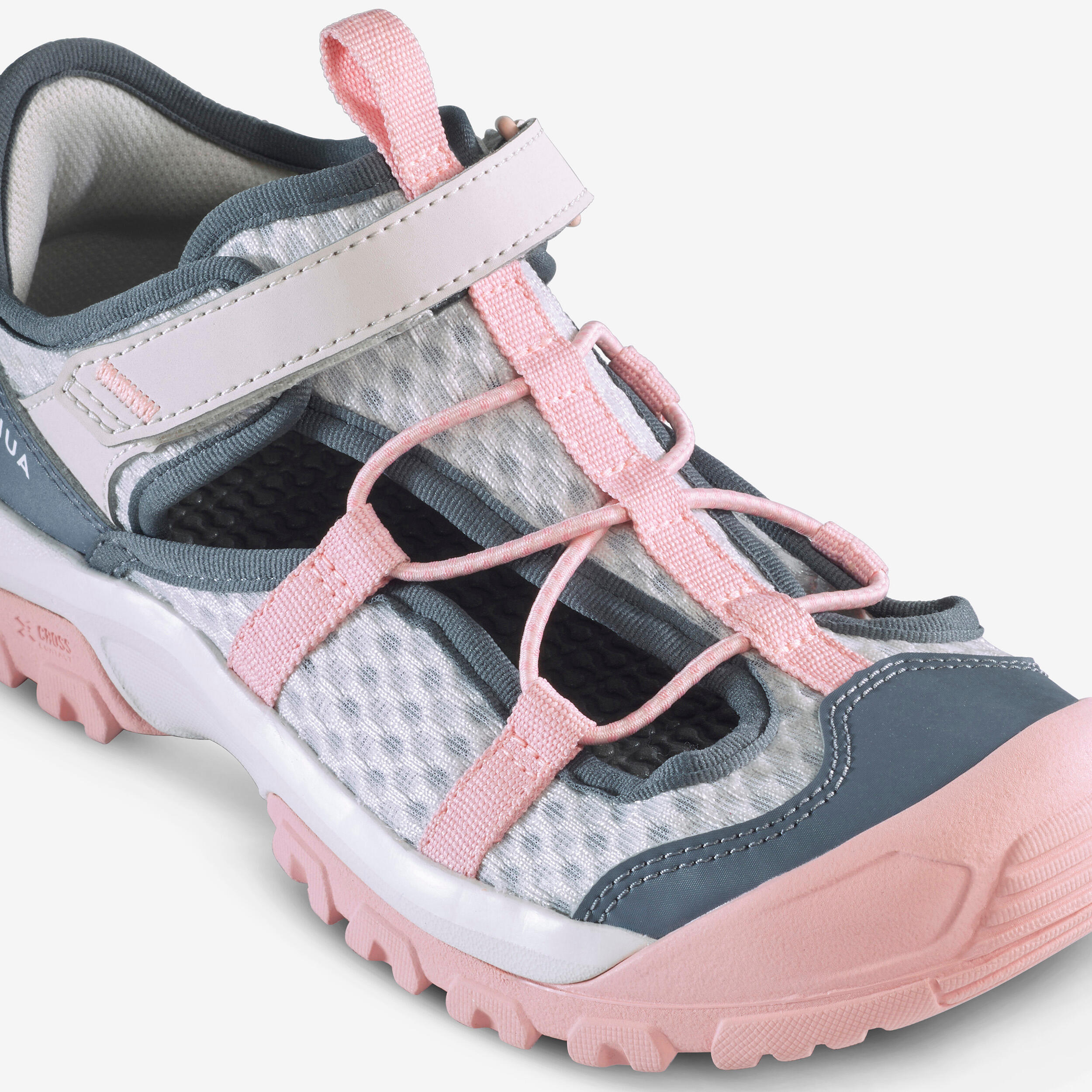 صندل طبیعتگردی بچگانه Decathlon MH900 – صورتی بژ صندل طبیعتگردی بچگانه Decathlon MH900 – صورتی بژ - تصویر 3