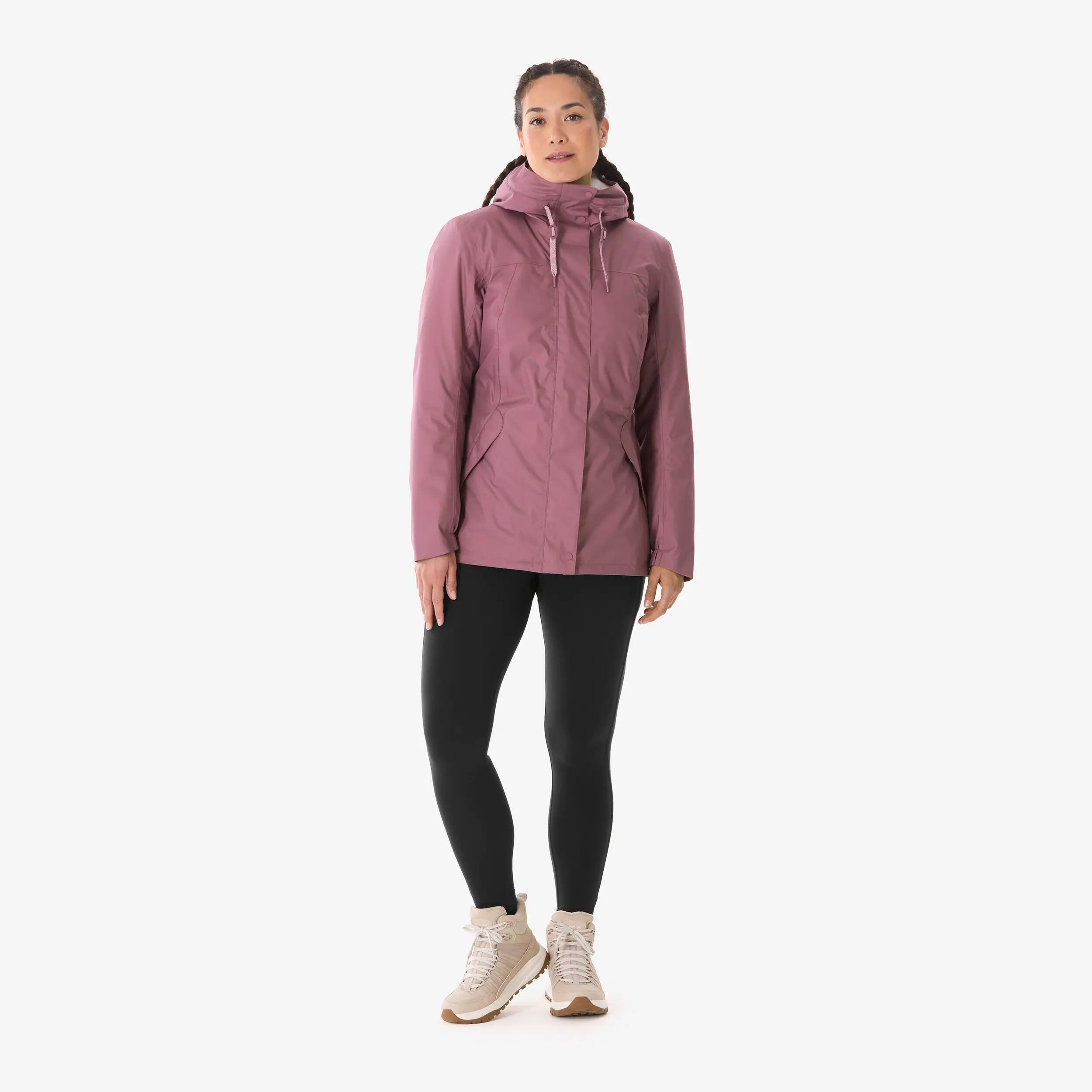 کاپشن زمستانی زنانه Decathlon NH500 – بنفش کاپشن زمستانی زنانه Decathlon NH500 – بنفش - تصویر 2