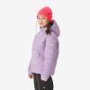کاپشن اسکی بچگانه Decathlon 100 Warm – بنفش طرحدار - تصویر 5
