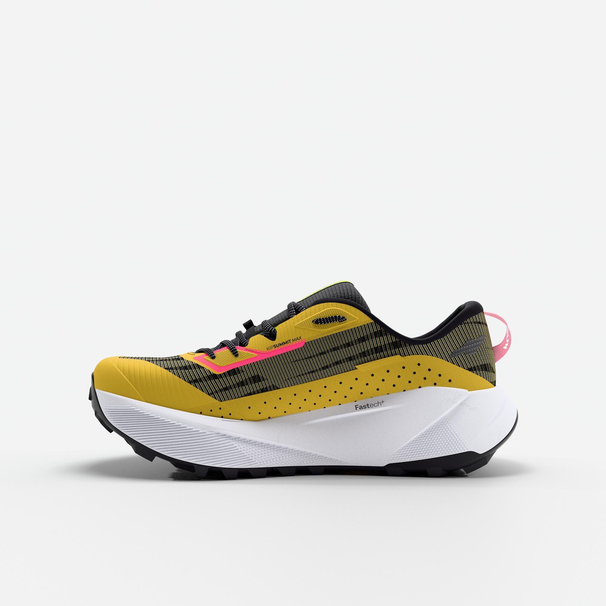 کفش دویدن و طبیعتگردی مردانه Decathlon Kiprun Kipsummit Max – زرد کفش دویدن و طبیعتگردی مردانه Decathlon Kiprun Kipsummit Max – زرد - تصویر 4