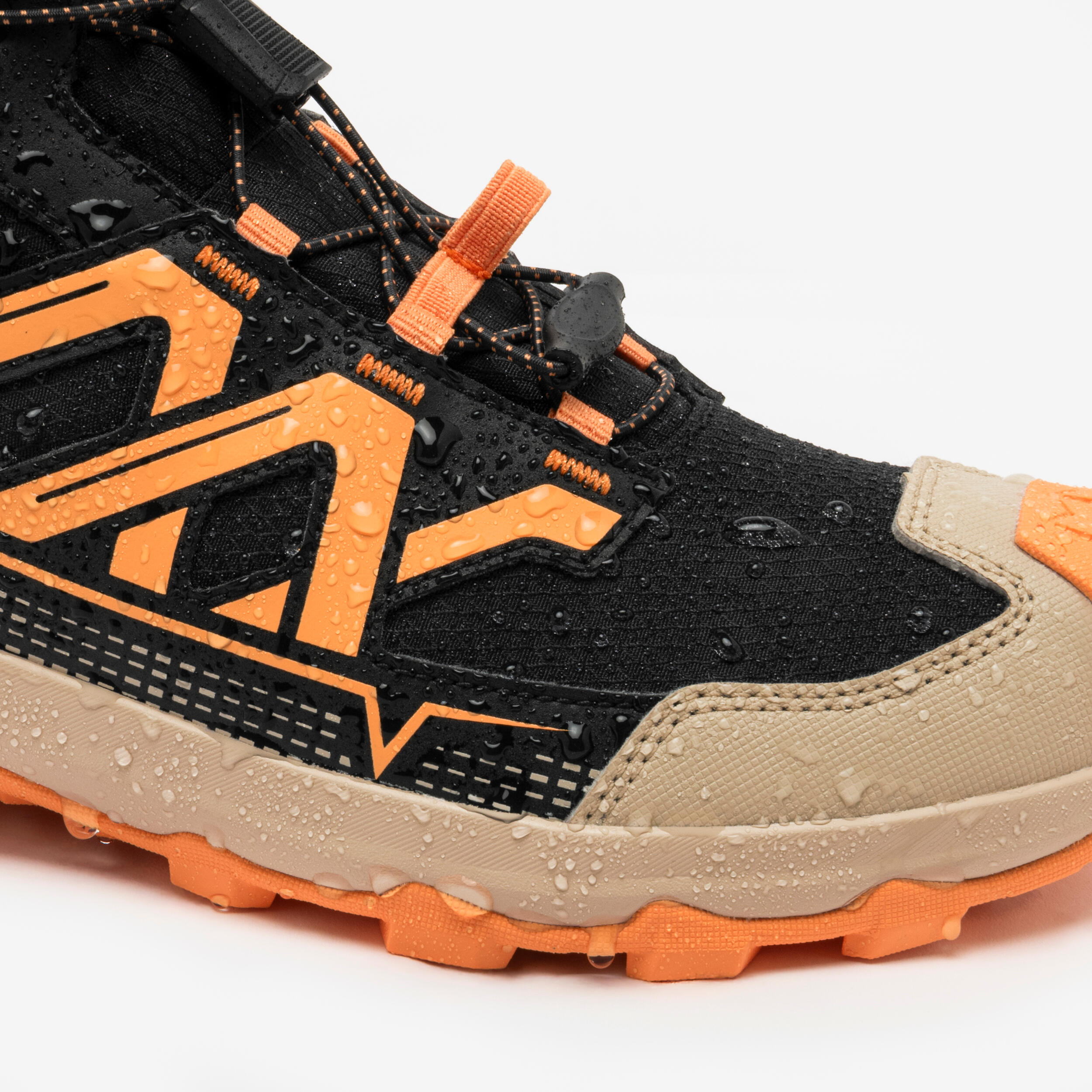 کفش کوهنوردی بچگانه Decathlon Crossrock – نارنجی مشکی کفش کوهنوردی بچگانه Decathlon Crossrock – نارنجی مشکی - تصویر 3