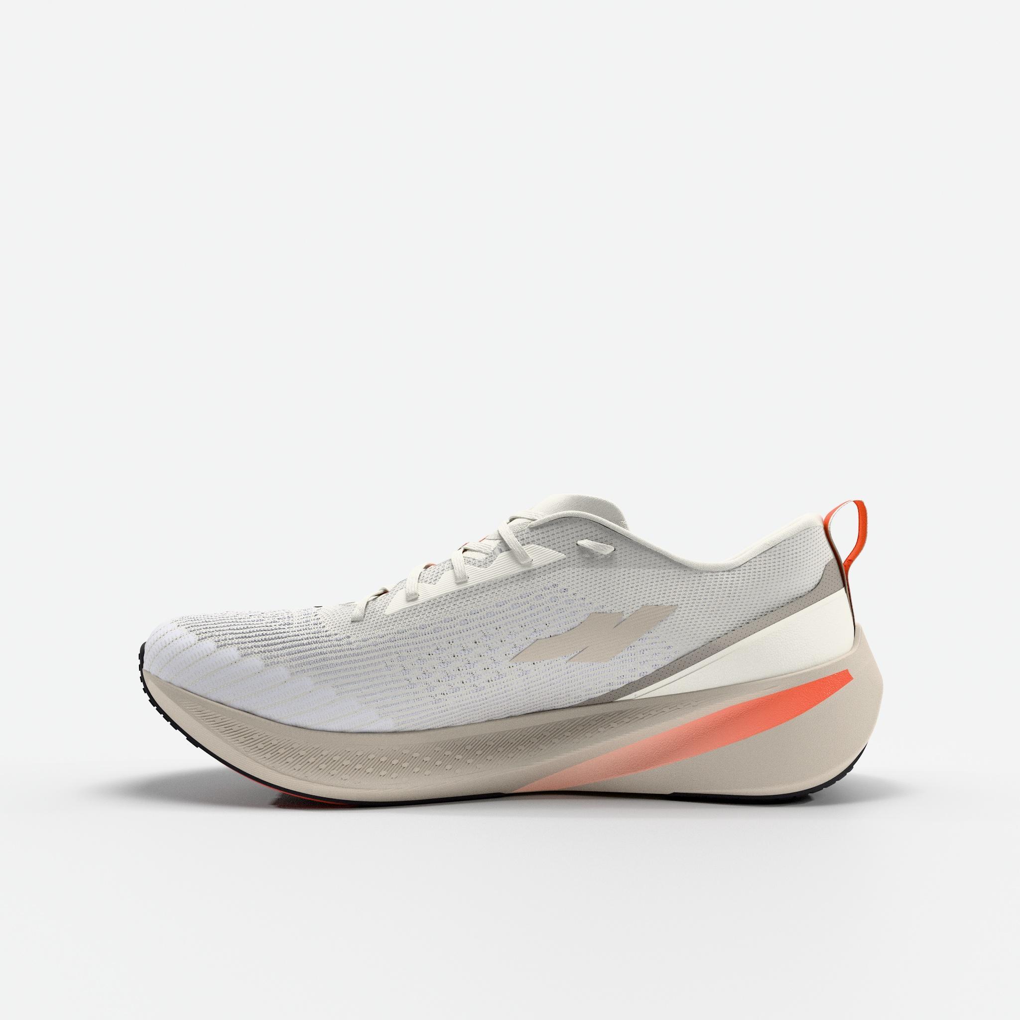 کفش دویدن و پیادهروی مردانه Decathlon Kiprun Kipcore - سفید و بژ کفش دویدن و پیادهروی مردانه Decathlon Kiprun Kipcore - سفید و بژ - تصویر 4