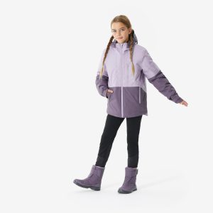 کاپشن و سویشرت کوهنوردی بچگانه Decathlon MH500 – بنفش