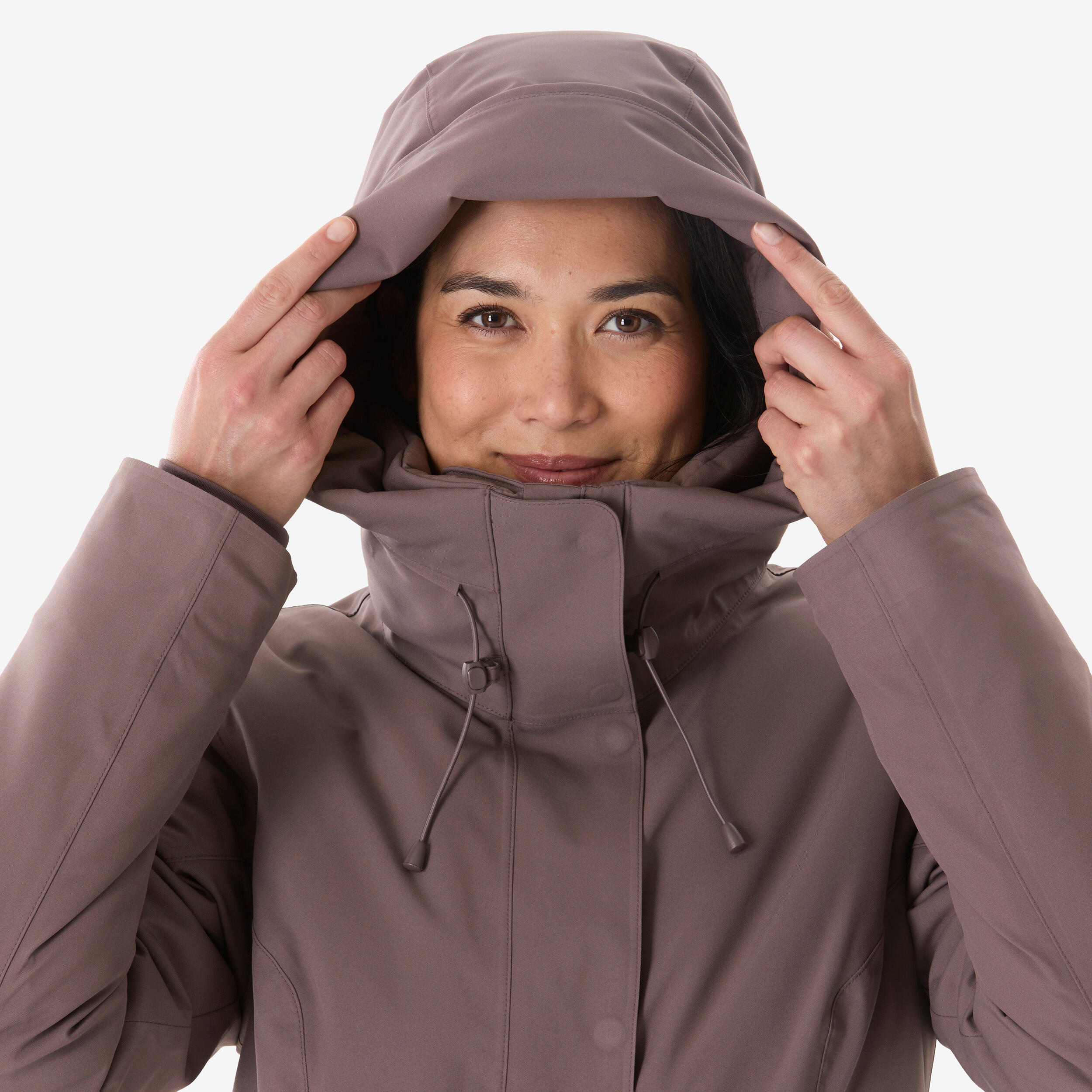 کاپشن و مونت زنانه Decathlon NH500 –قهوه ای کاپشن و مونت زنانه Decathlon NH500 –قهوه ای - تصویر 6