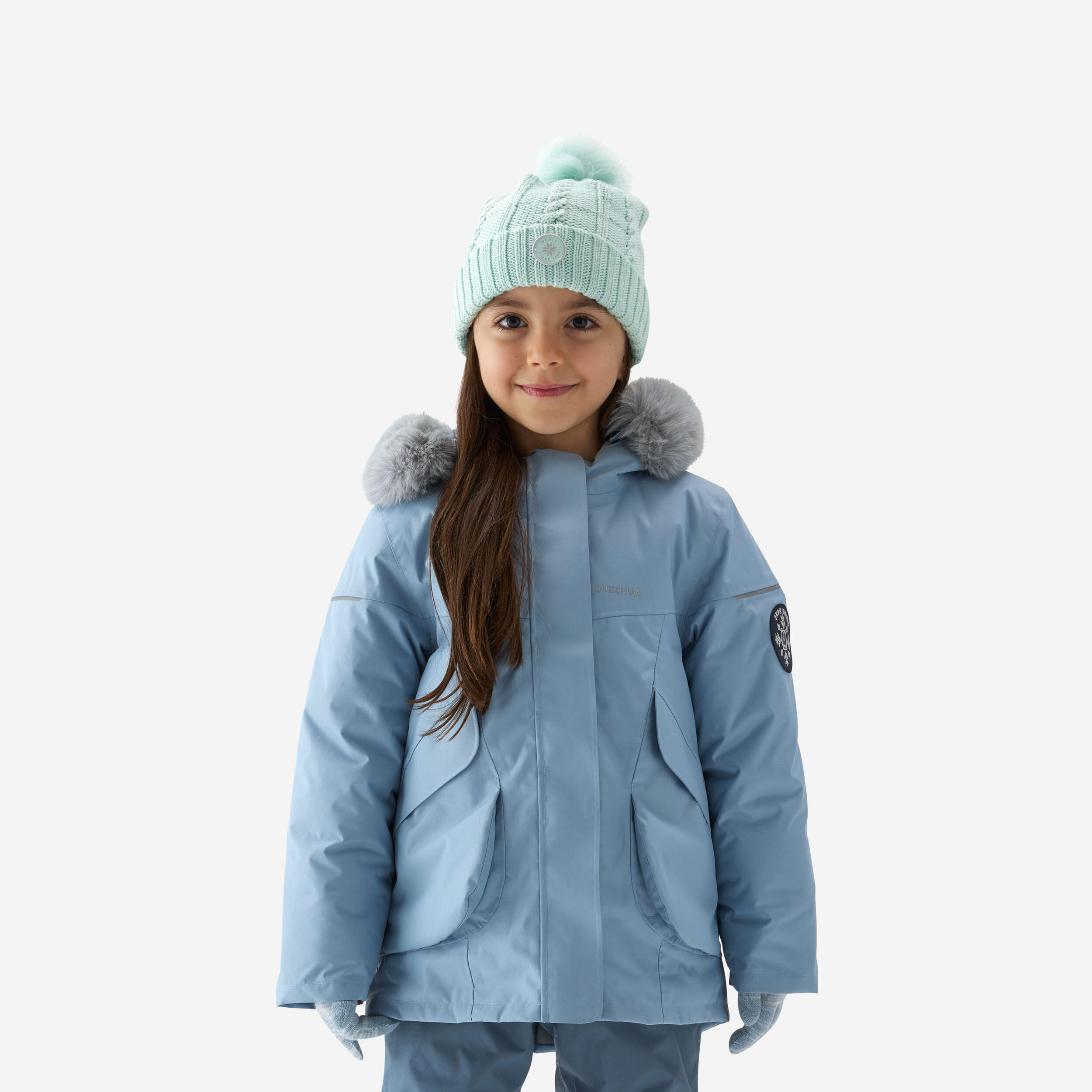 کاپشن و کاپشن کوهنوردی بچگانه Decathlon SH500 Mountain – آبی