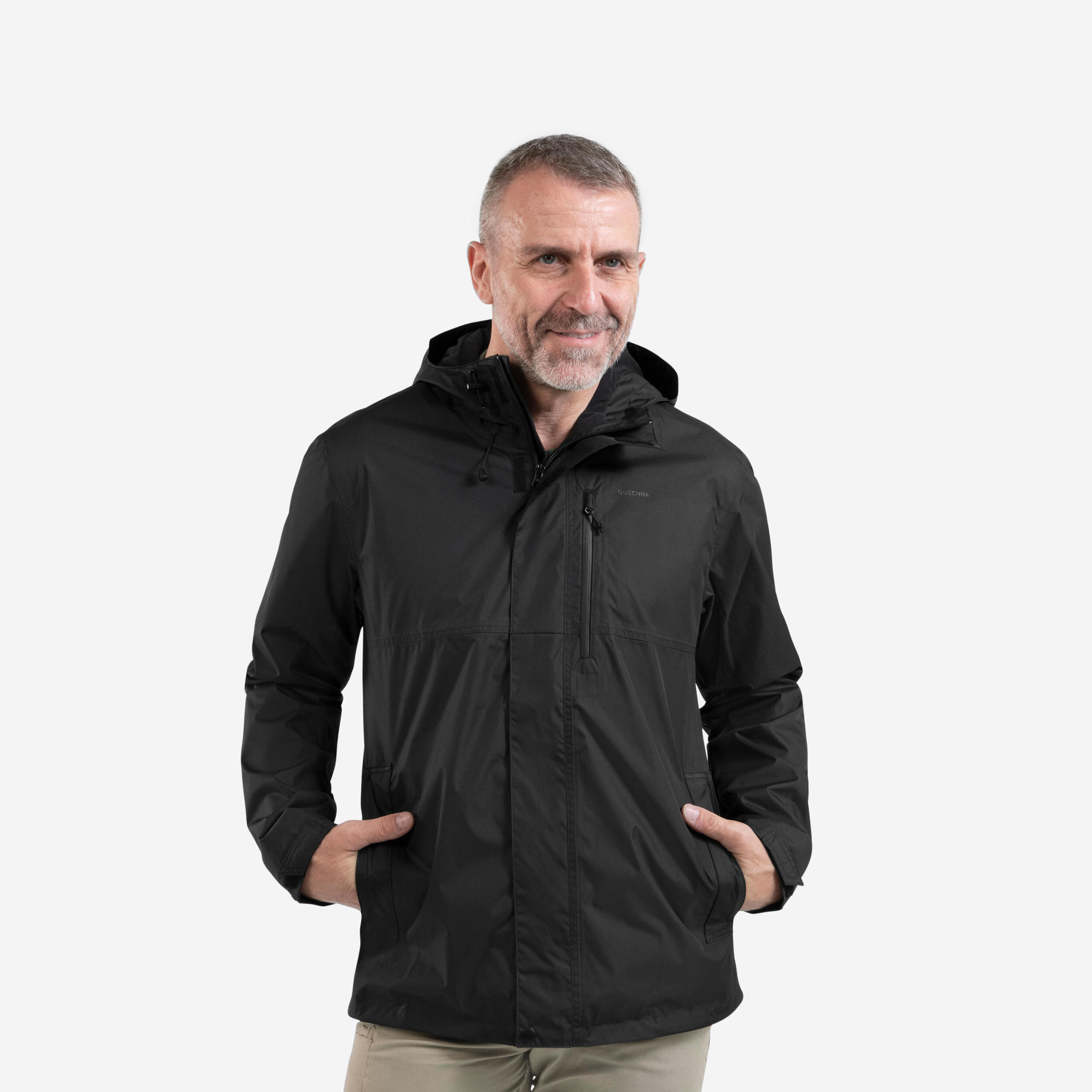 کاپشن بارانی مردانه Decathlon NH500 – مشکی کاپشن بارانی مردانه Decathlon NH500 – مشکی