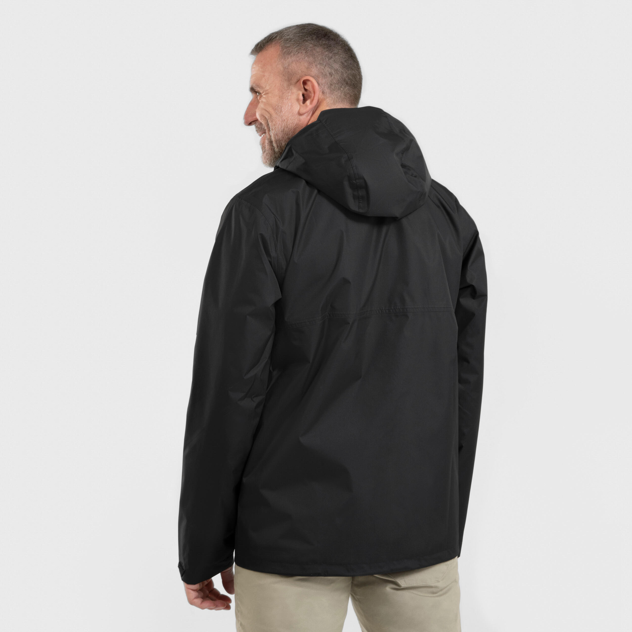 کاپشن بارانی مردانه Decathlon NH500 – مشکی کاپشن بارانی مردانه Decathlon NH500 – مشکی - تصویر 4