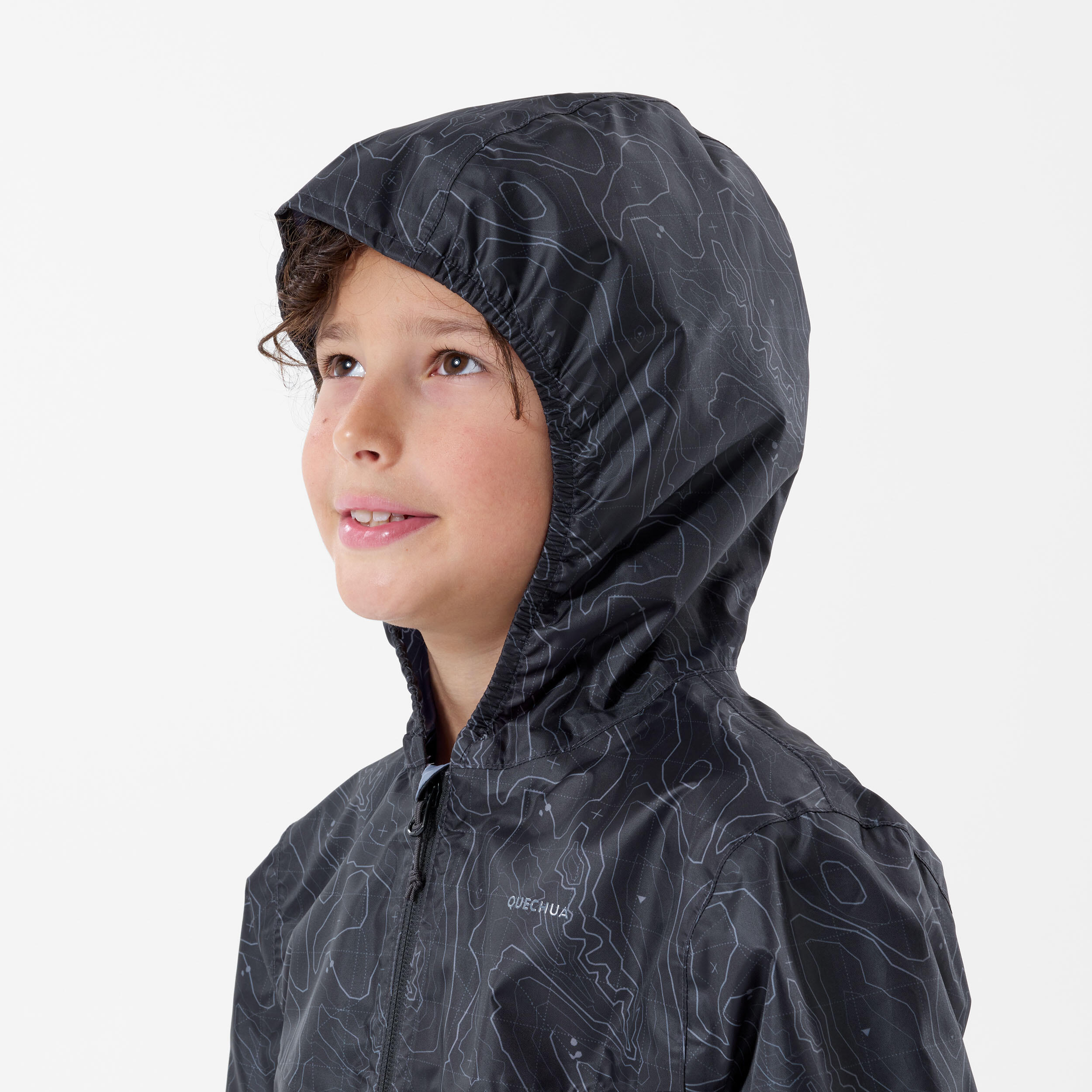 بارانی کوهنوردی بچگانه Decathlon MH100 – خاکستری بارانی کوهنوردی بچگانه Decathlon MH100 – خاکستری - تصویر 5