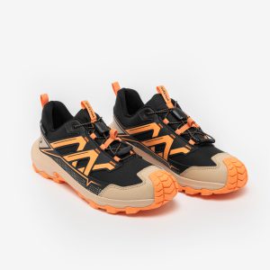 کفش کوهنوردی و طبیعت‌گردی بچگانه Decathlon Crossrock – مشکی نارنجی