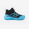 کفش کوهنوردی و طبیعتگردی بچگانه Decathlon Crosscrock – مشکی آبی - تصویر 5