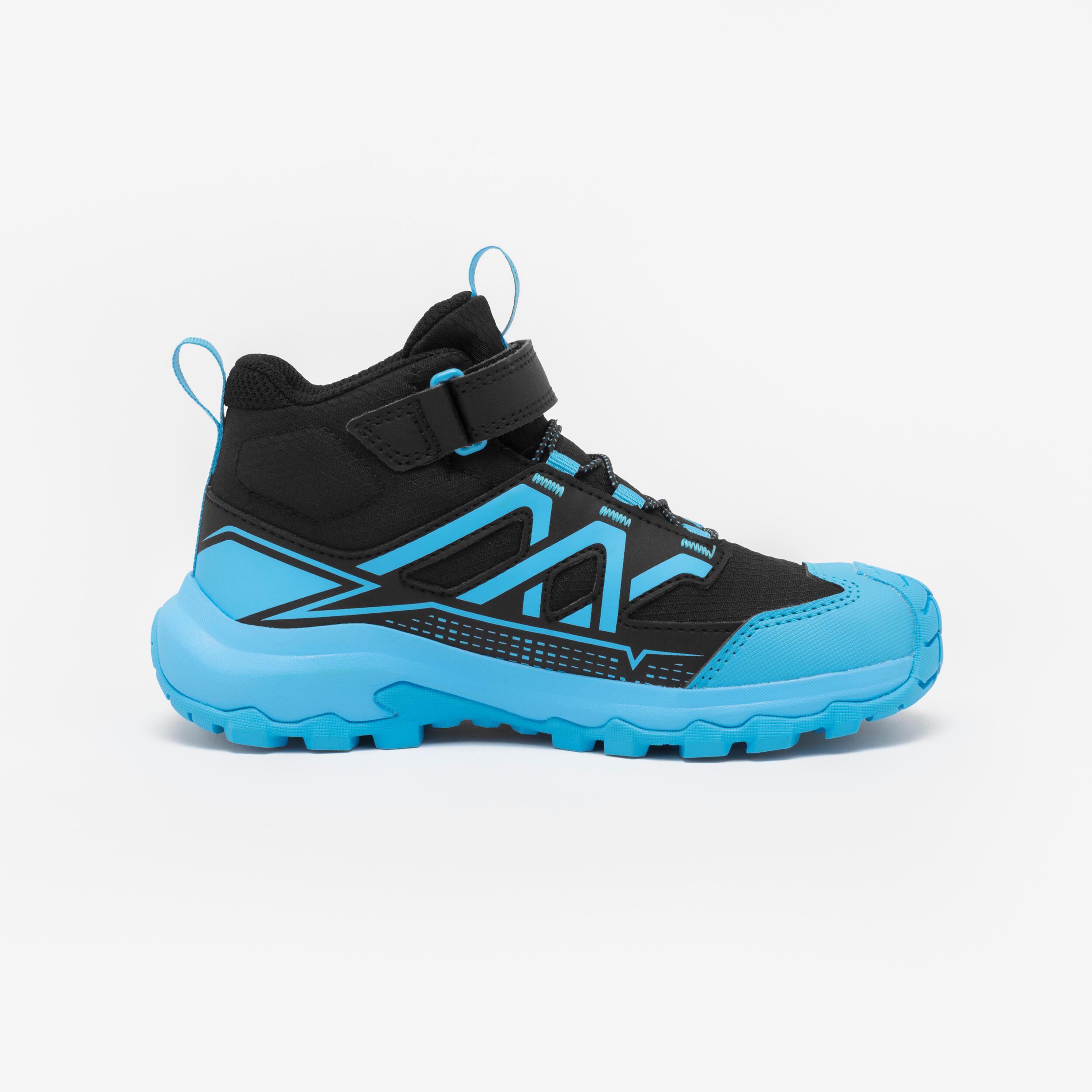 کفش کوهنوردی و طبیعتگردی بچگانه Decathlon Crosscrock – مشکی آبی کفش کوهنوردی و طبیعتگردی بچگانه Decathlon Crosscrock – مشکی آبی - تصویر 5