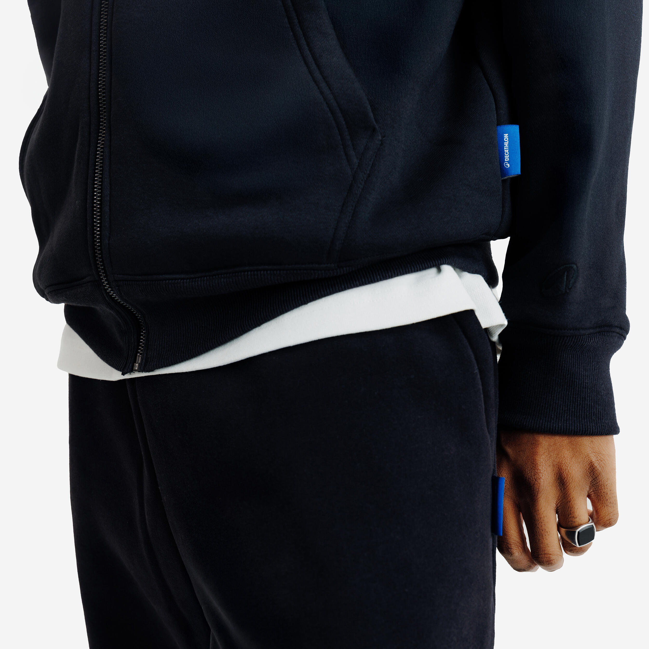 هودی و سویشرت بزرگسال Decathlon Elementals – مشکی هودی و سویشرت بزرگسال Decathlon Elementals – مشکی - تصویر 5