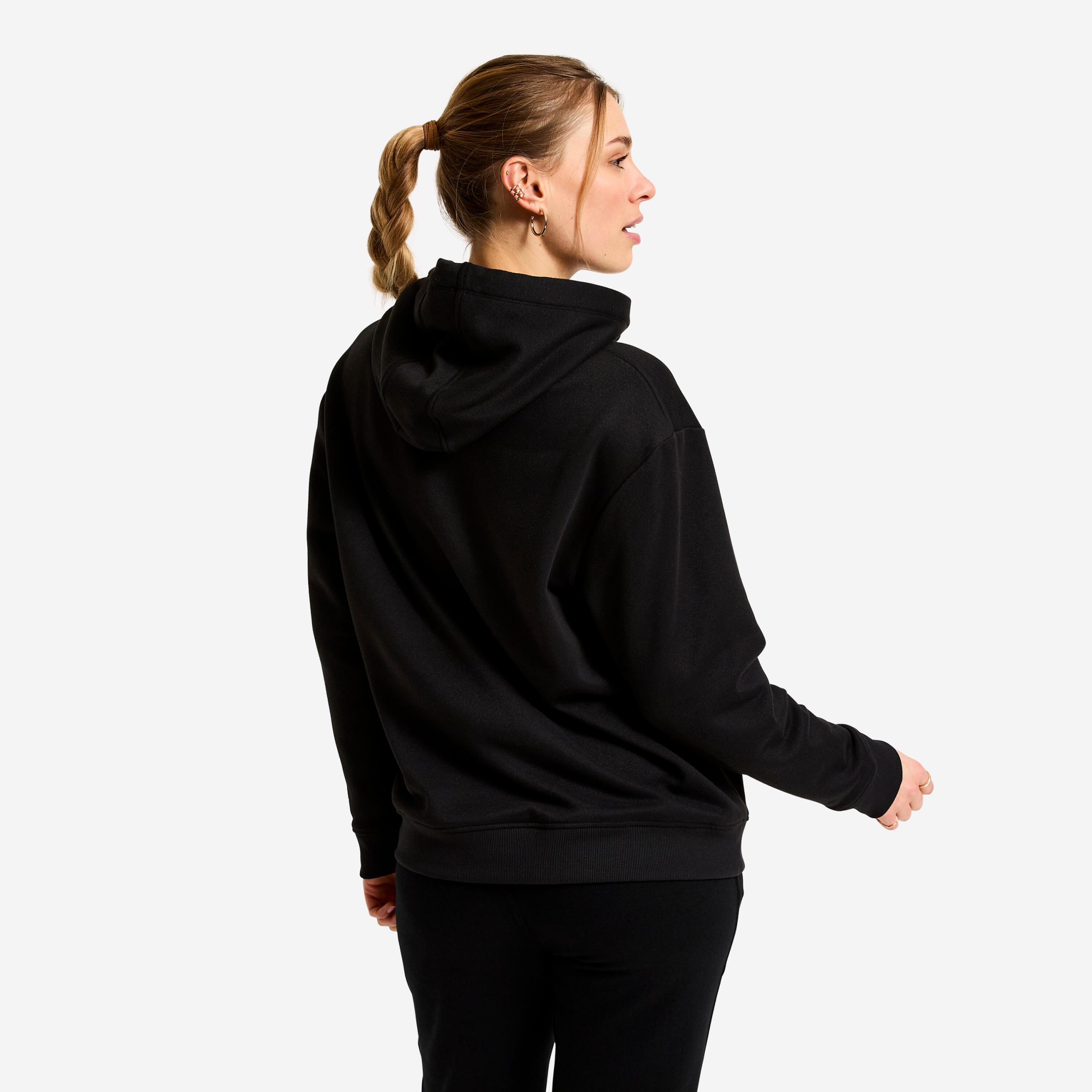سویشرت زنانه Decathlon Essentiel – مشکی سویشرت زنانه Decathlon Essentiel – مشکی - تصویر 4