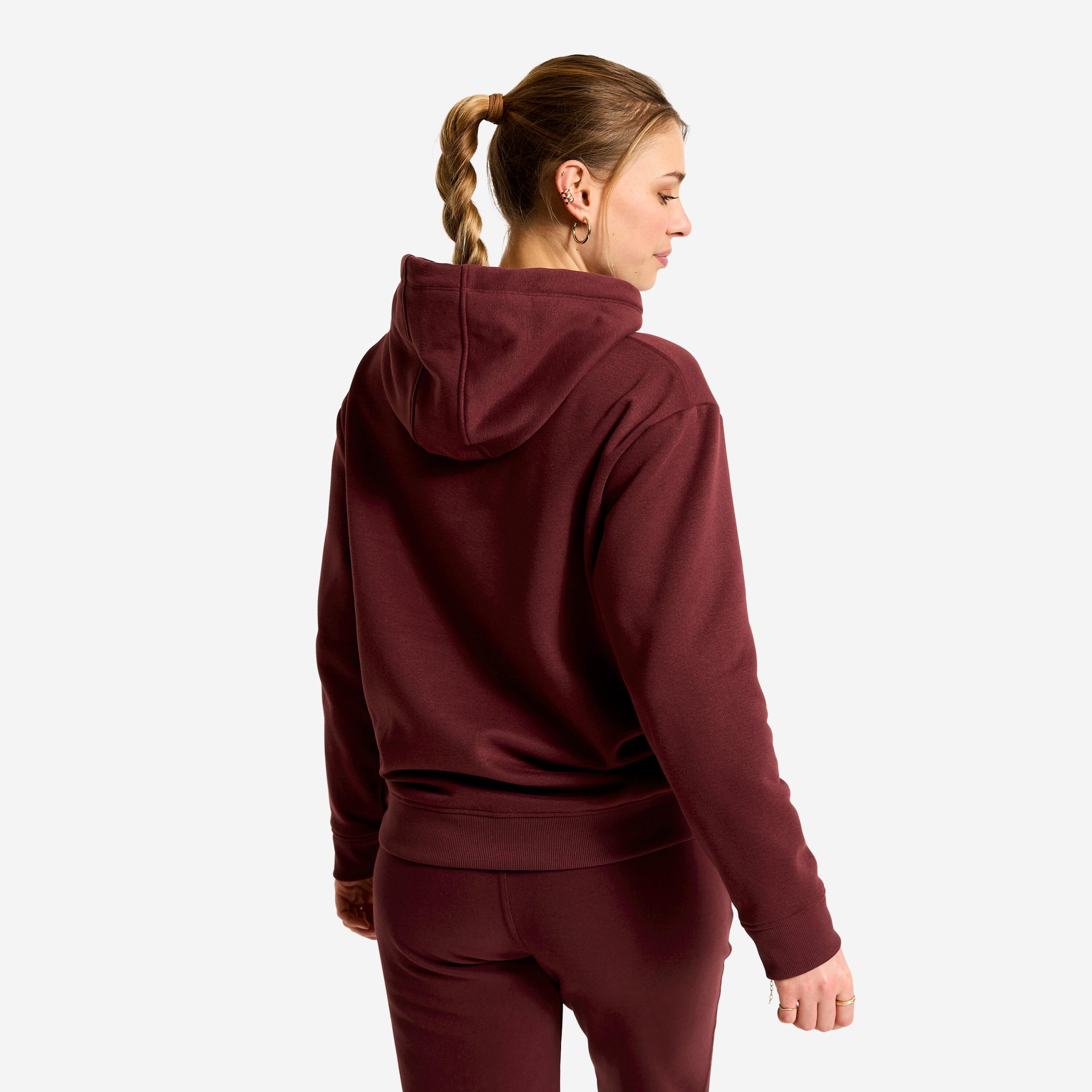 سویشرت ورزشی زنانه Decathlon Essentiel – بنفش سویشرت ورزشی زنانه Decathlon Essentiel – بنفش - تصویر 4