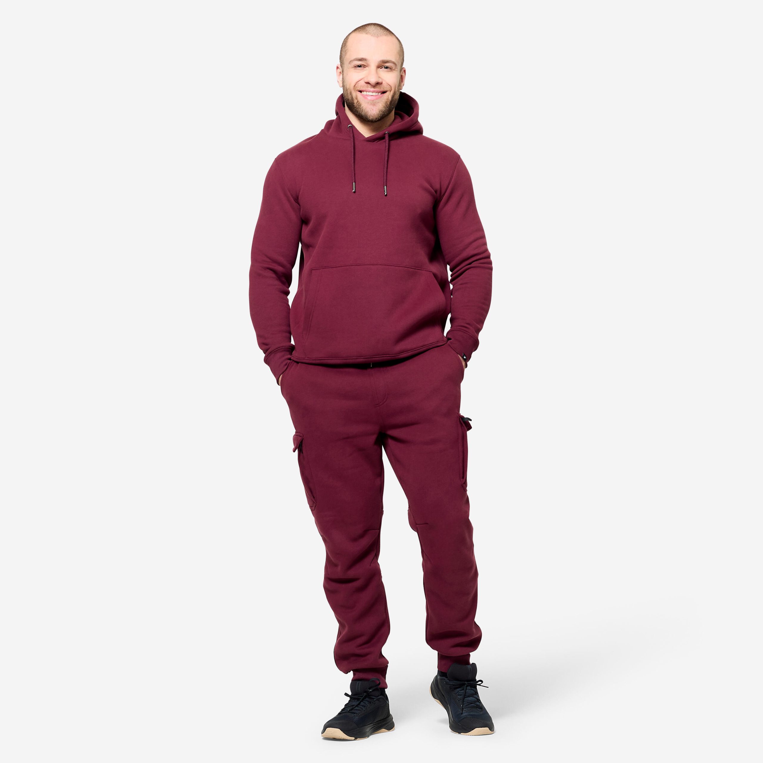 سویشرت ورزشی مردانه Decathlon – بنفش سویشرت ورزشی مردانه Decathlon – بنفش - تصویر 2