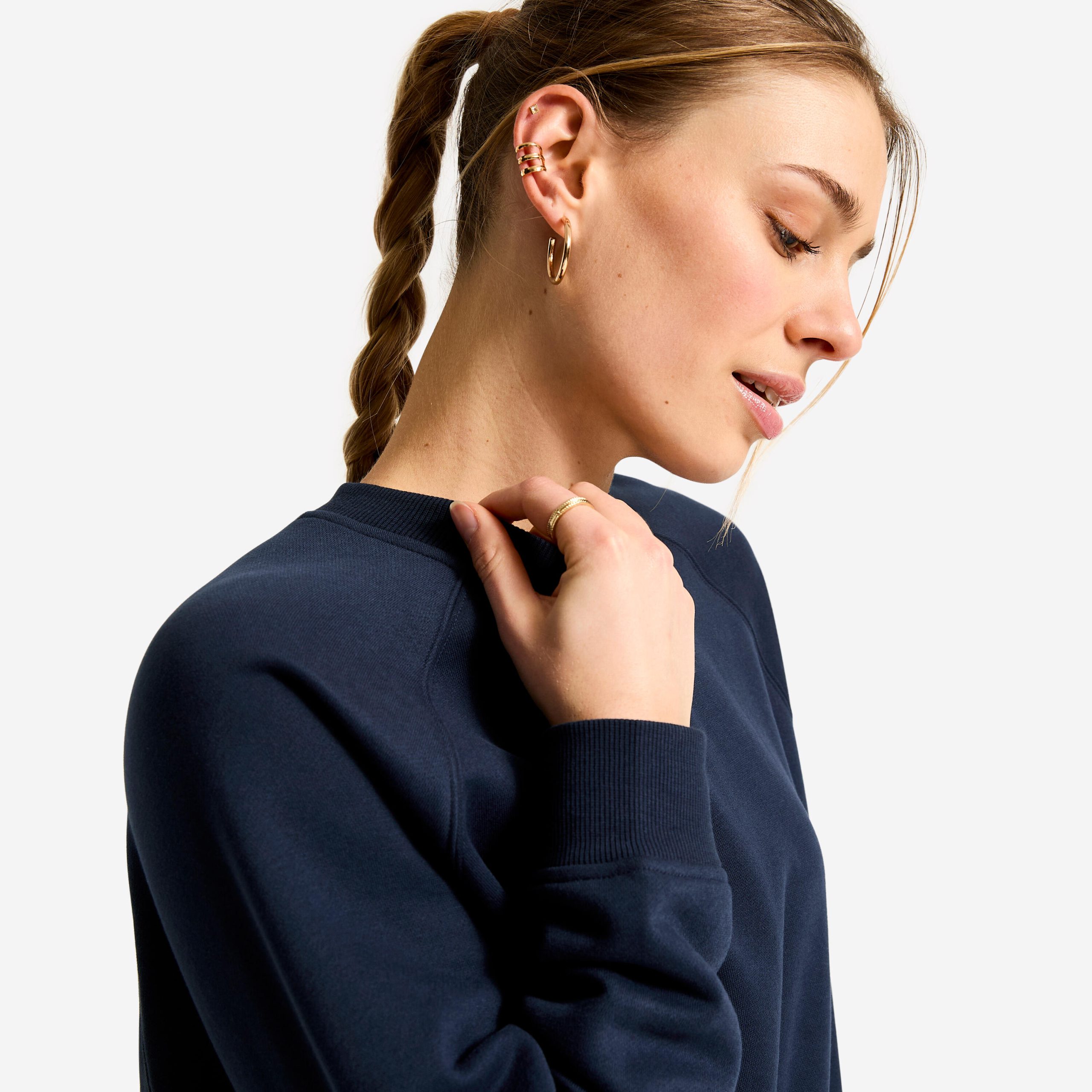 سویشرت زنانه Decathlon Kadın Polar Sweatshirt – سرمهای سویشرت زنانه Decathlon Kadın Polar Sweatshirt – سرمهای - تصویر 5
