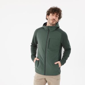 سویشرت مردانه کمپ و طبیعت‌گردی Decathlon NH500 Hybride – سبز