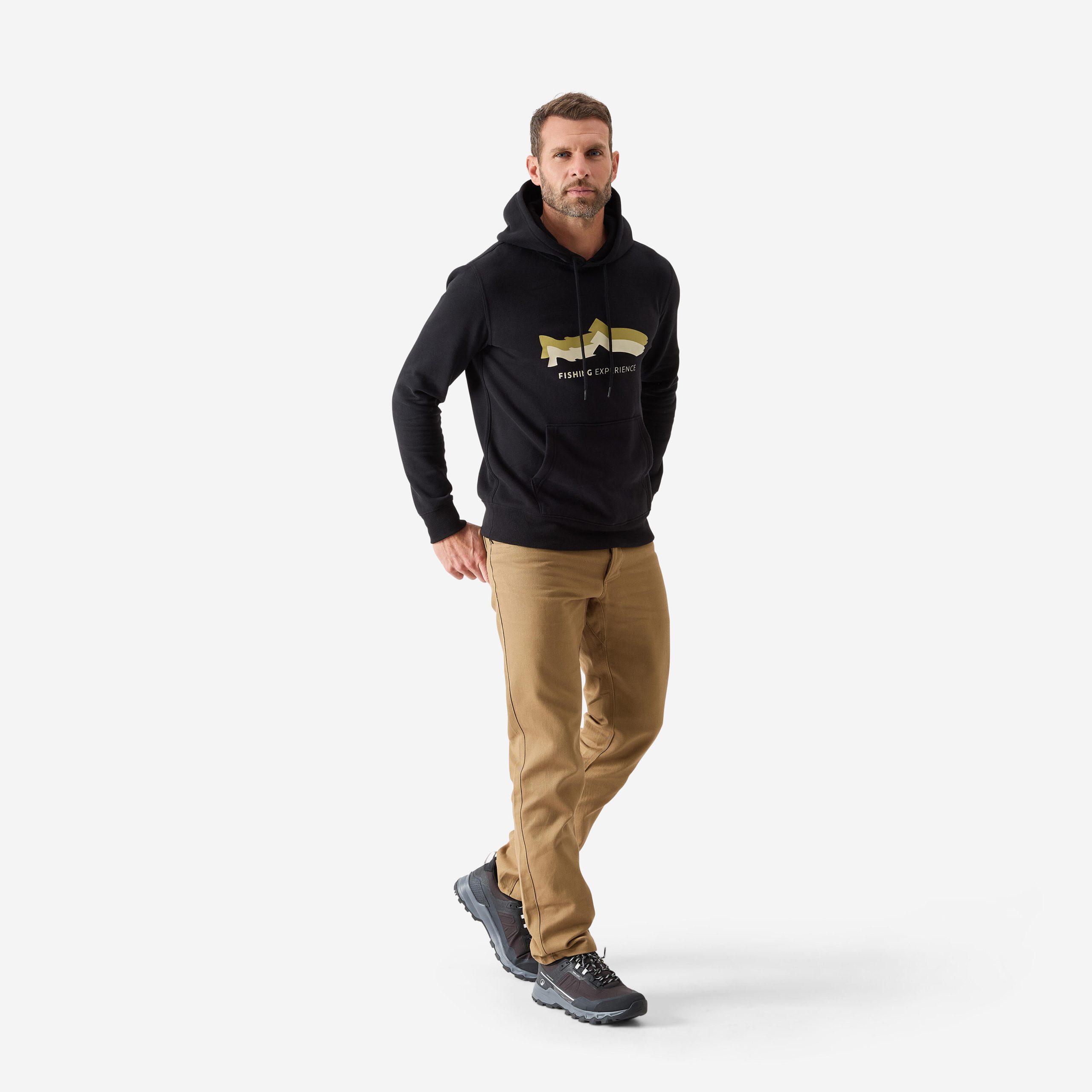 سویشرت کلاهدار ماهیگیری Decathlon Polar – مشکی سویشرت کلاهدار ماهیگیری Decathlon Polar – مشکی - تصویر 2