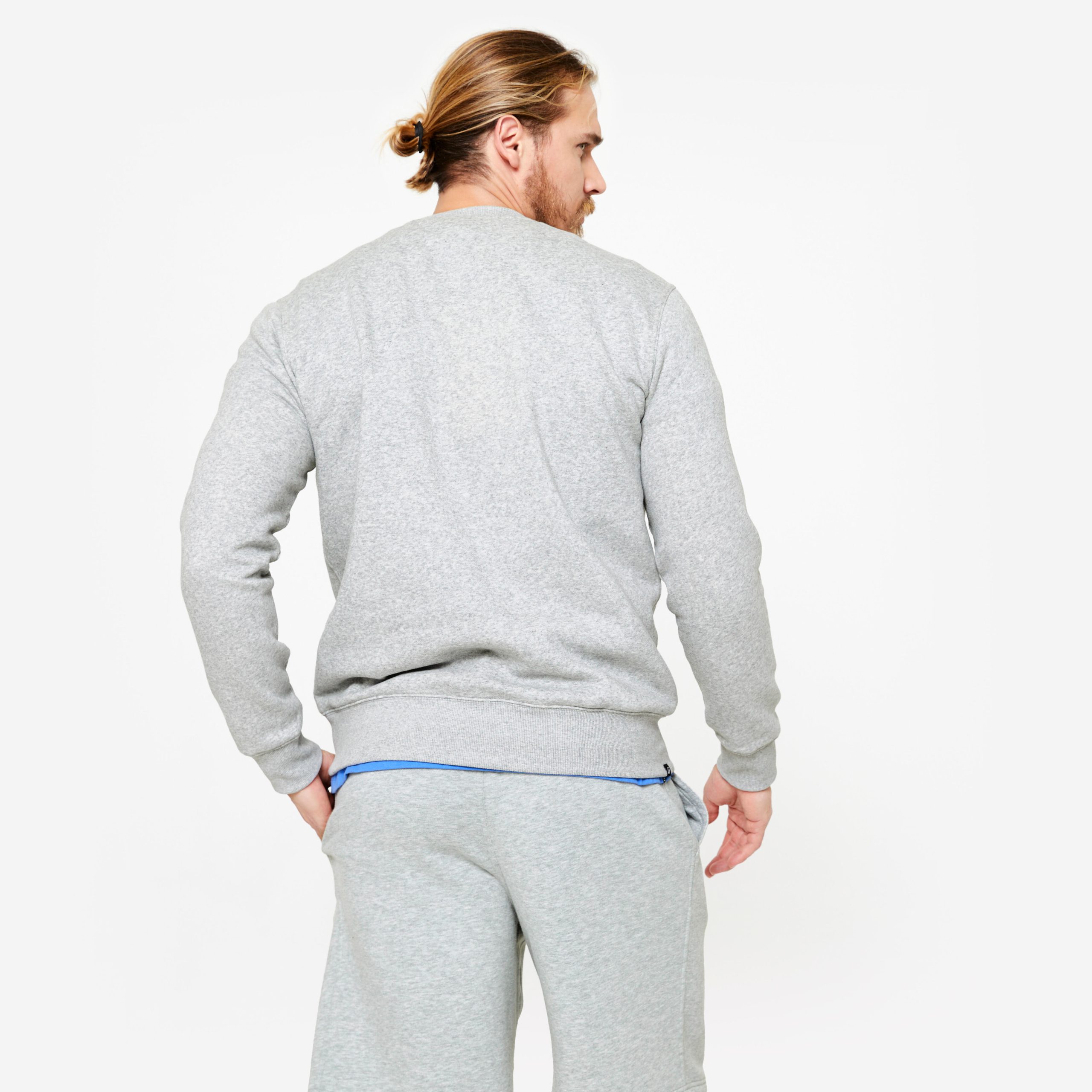 سویشرت ورزشی مردانه Decathlon Erkek Gri Sweatshirt – طوسی سویشرت ورزشی مردانه Decathlon Erkek Gri Sweatshirt – طوسی - تصویر 4