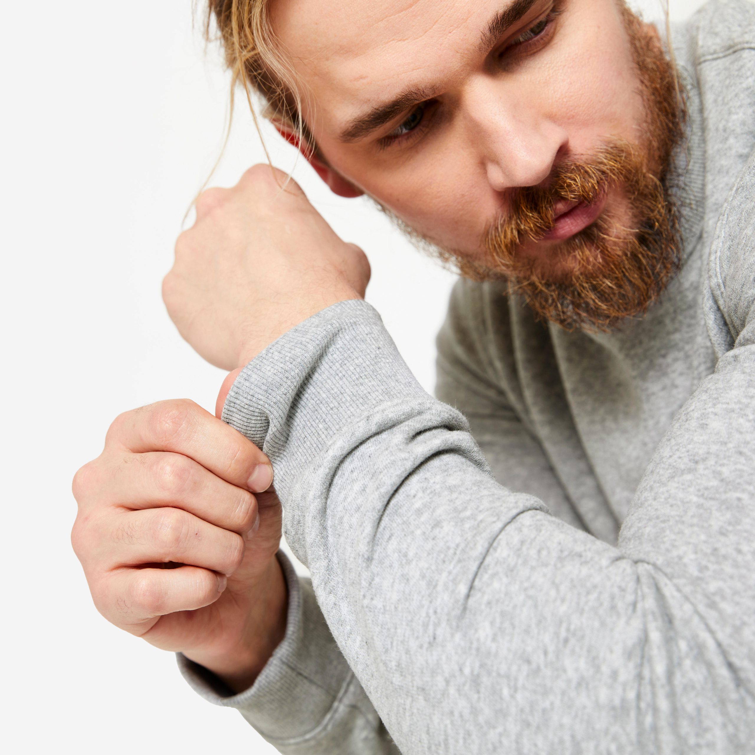 سویشرت ورزشی مردانه Decathlon Erkek Gri Sweatshirt – طوسی سویشرت ورزشی مردانه Decathlon Erkek Gri Sweatshirt – طوسی - تصویر 5