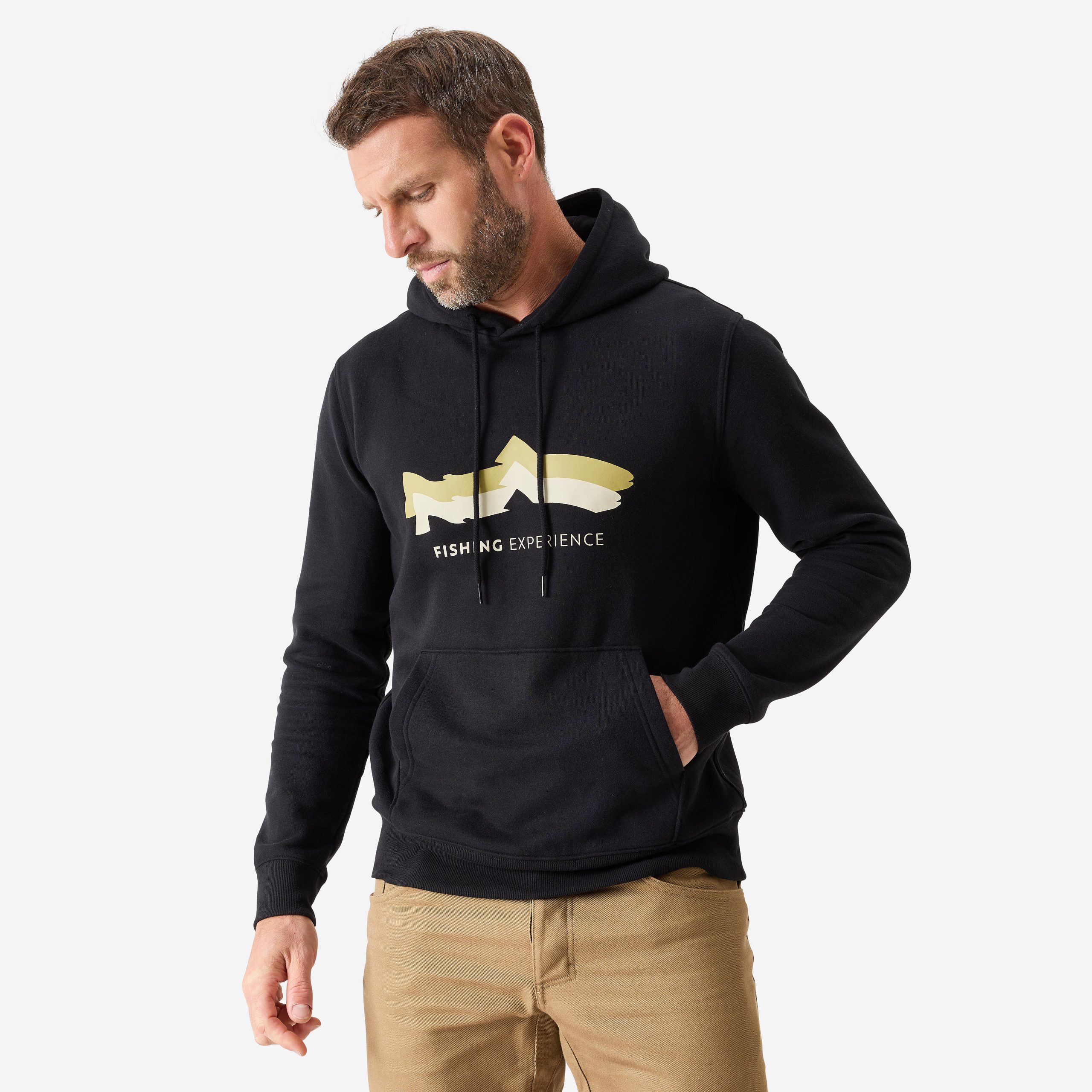 سویشرت کلاهدار ماهیگیری Decathlon Polar – مشکی سویشرت کلاهدار ماهیگیری Decathlon Polar – مشکی - تصویر 3