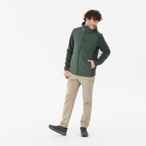 سویشرت مردانه کمپ و طبیعت‌گردی Decathlon NH500 Hybride – سبز