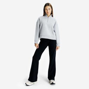 سویشرت زنانه Decathlon Elementals – طوسی