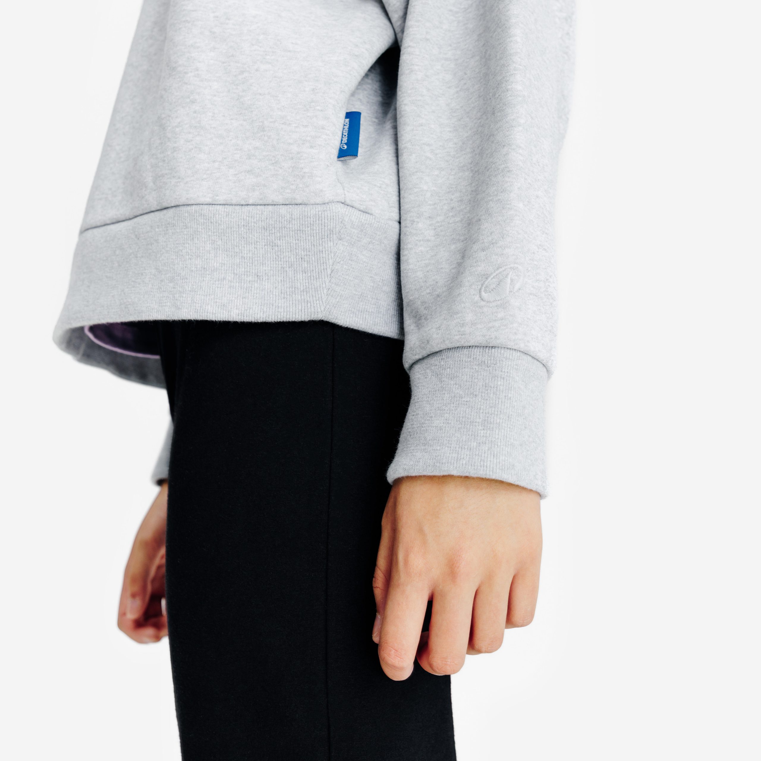 سویشرت زنانه Decathlon Elementals – طوسی سویشرت زنانه Decathlon Elementals – طوسی - تصویر 5
