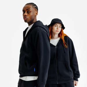 هودی و سوی‌شرت بزرگسال Decathlon Elementals – مشکی